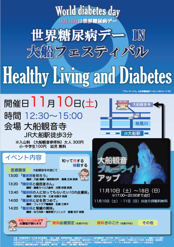世界糖尿病デーIN大船